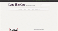 Desktop Screenshot of konaskincare.com