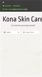 Mobile Screenshot of konaskincare.com